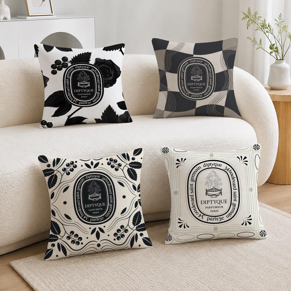 Home Fragrance Diptyque - 향수 브랜드 디피트크 쿠션 커버 부드러운