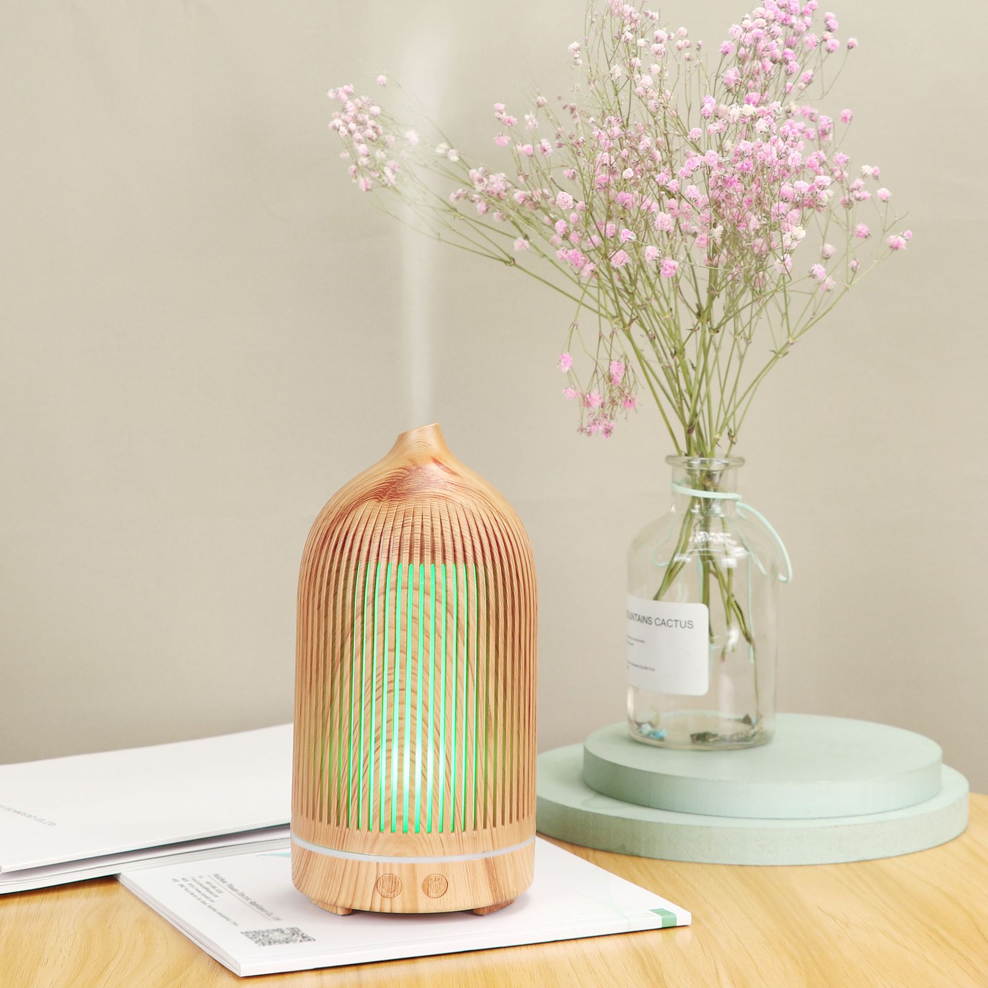 Home Fragrance Piano - 아로마테라피 디퓨저, 5V 다채로운 조명이 있는