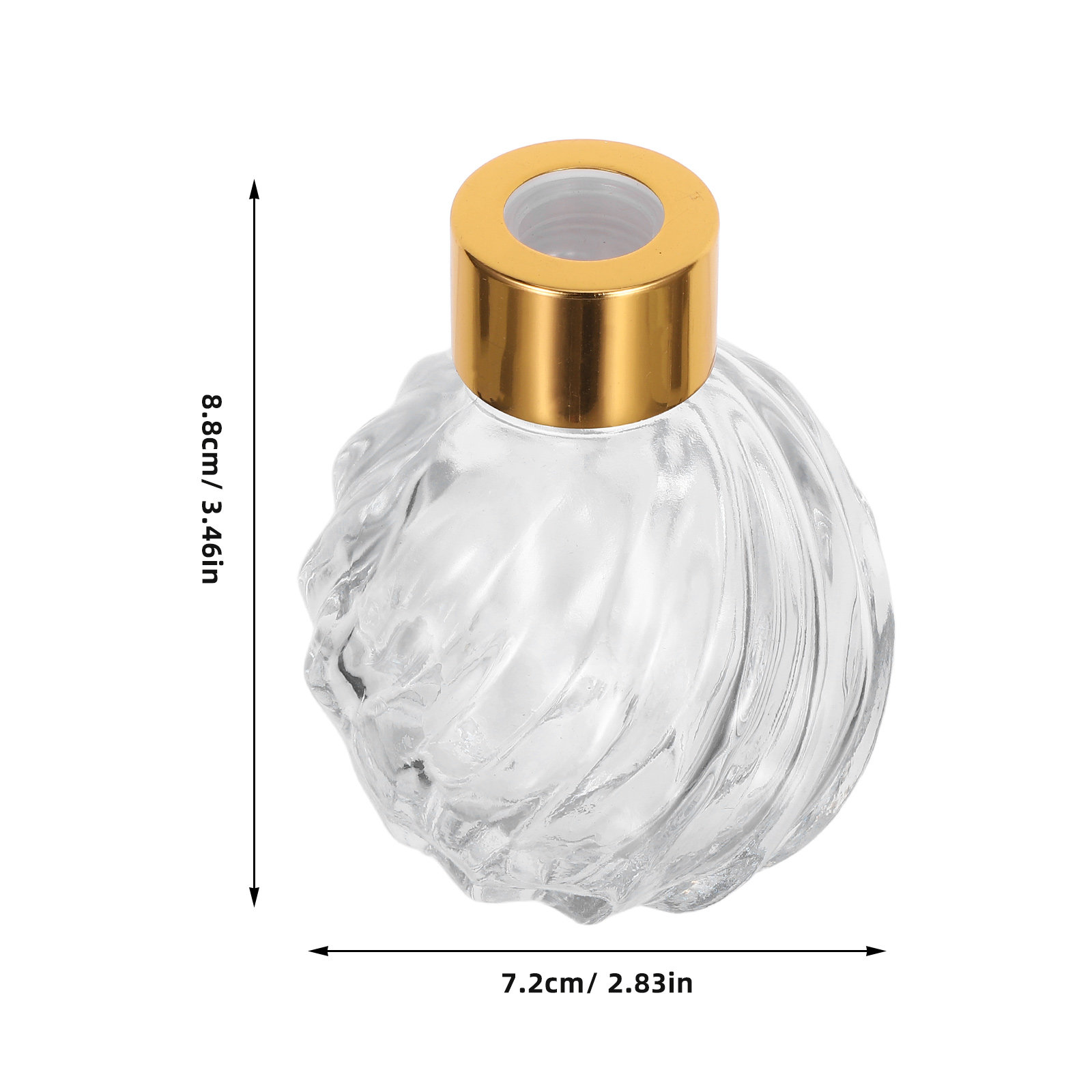 2Pcs 100Ml 투명 능직 공예 유리 디퓨저 병 빈 - Home Fragrance Leather Diffuser 리뷰 및 가격
