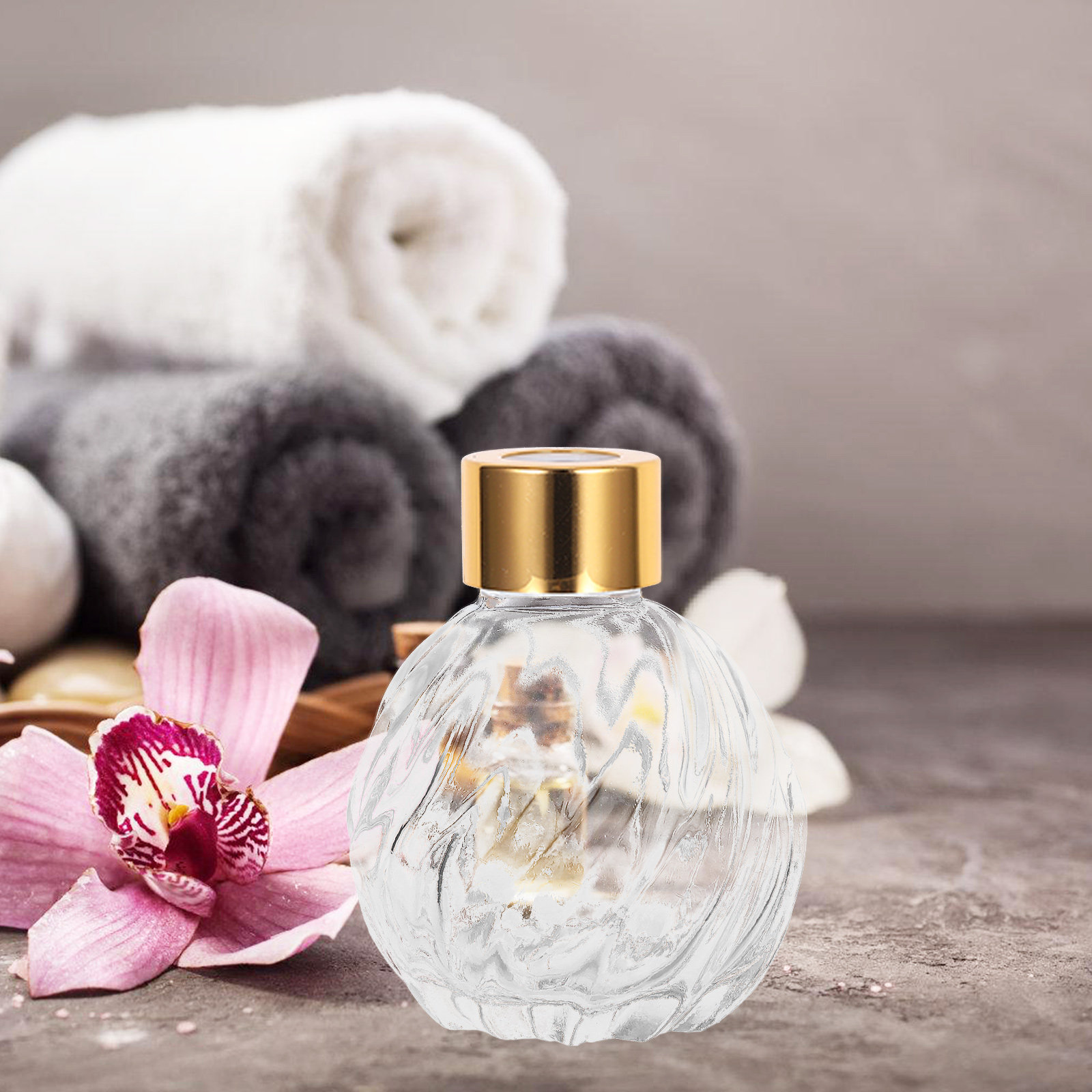 2Pcs 100Ml 투명 능직 공예 유리 디퓨저 병 빈 - Home Fragrance Leather Diffuser 리뷰 및 가격