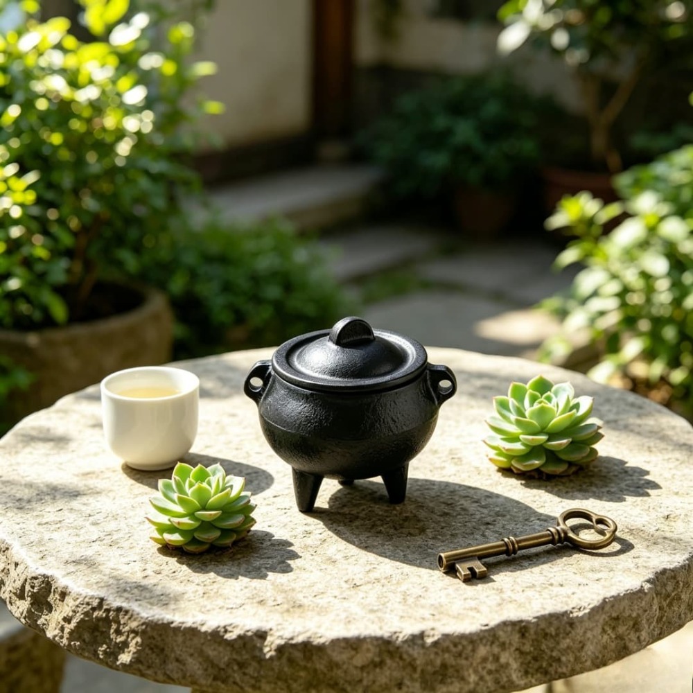 미니 주철 가마솥 모양 향로(뚜껑 포함) 스머지 포트  - Home Fragrance Miniso 리뷰 및 가격