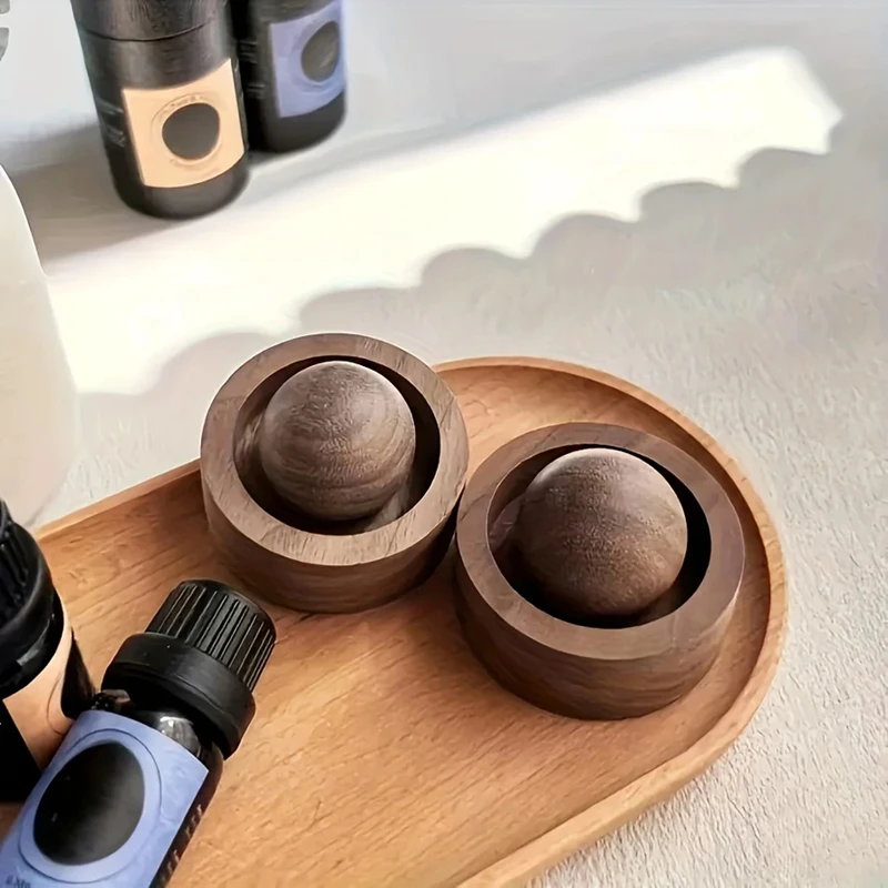 나무 공 에센셜 오일 디퓨저 아로마 향 디퓨저 자동차  - Home Fragrance Janzen 리뷰 및 가격