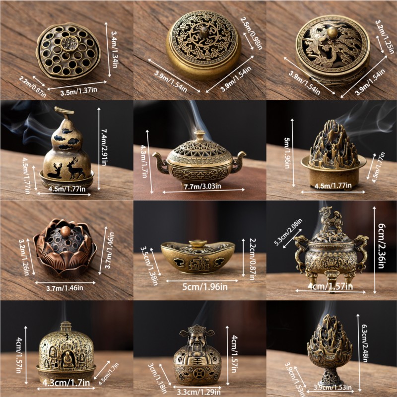 빈티지 합금 향꽂이 스틱 홀더 세 다리 미니 샌달우드  - Home Fragrance Miniso 리뷰 및 가격