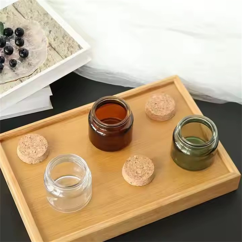 나무 뚜껑이 있는 DIY 캔들 유리컵, 투명 호박색 병 - Amber Jar Candle 리뷰 및 가격