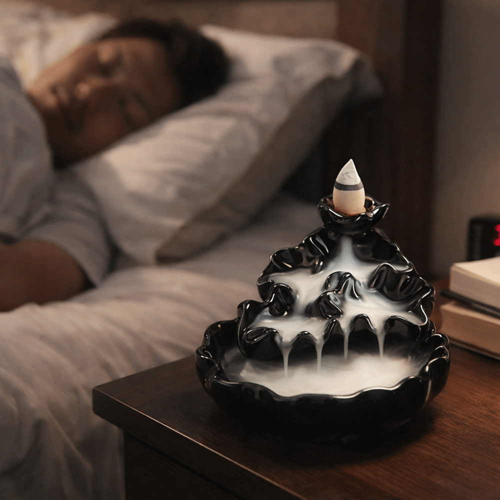미니 역류향로 알파인 흐르는 물 젠 장식 연꽃탑 향로  - Home Fragrance Miniso 리뷰 및 가격
