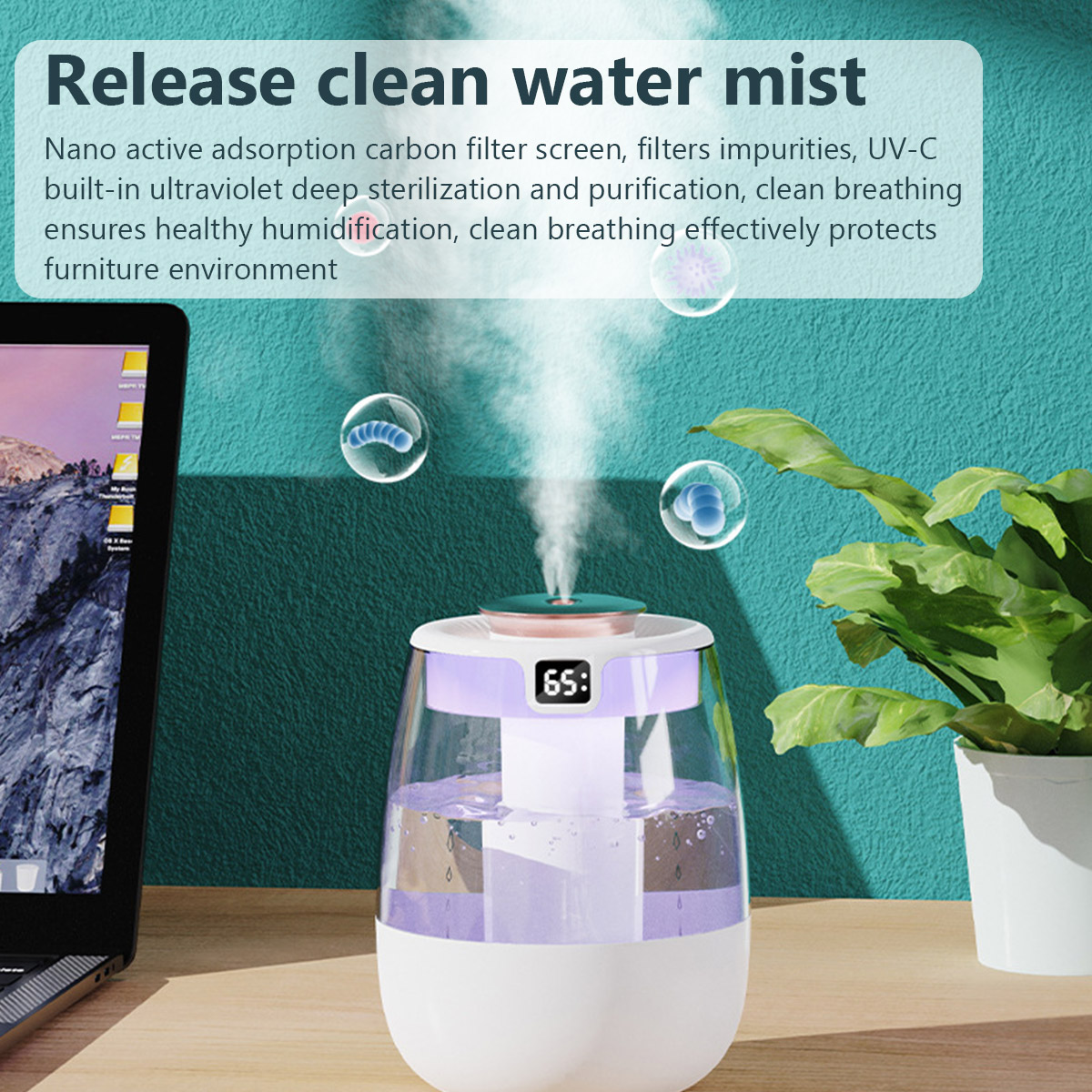 1.3L 가습기 더블 스프레이 포트 쿨 미스트 메이커  - Home Fragrance Organic 리뷰 및 가격