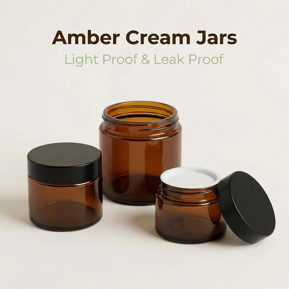 앰버 유리병 차광 스킨케어 페이스/핸드 크림/젤 마스크 - Amber Jar Candle 리뷰 및 가격